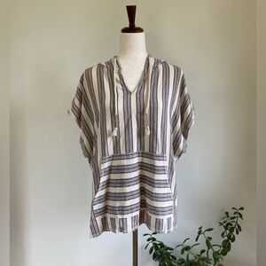 Wild Fable Multicolor Striped Hooded Tunic